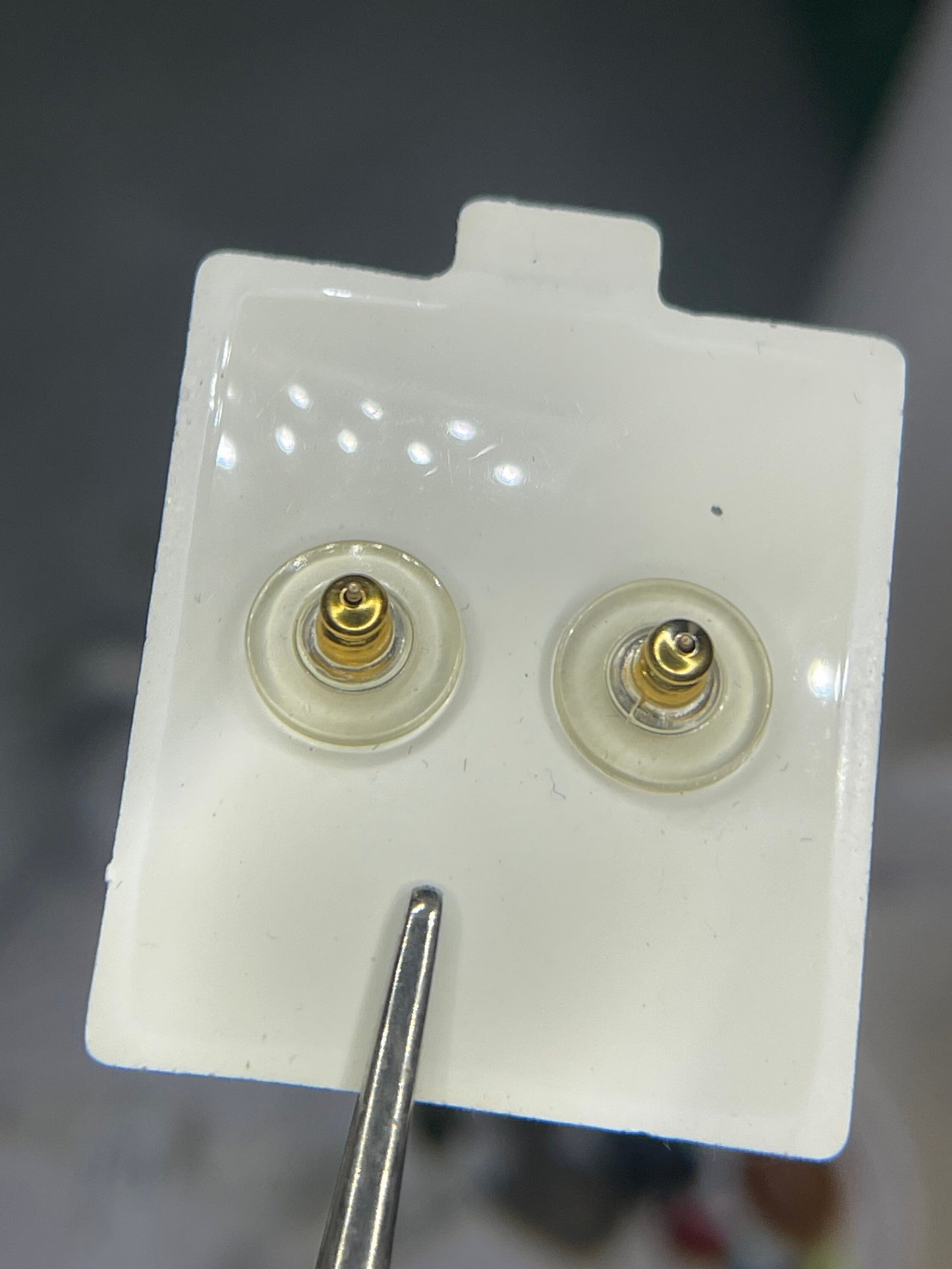 3MM Amethyst 14K Yellow Gold Stud Earrings