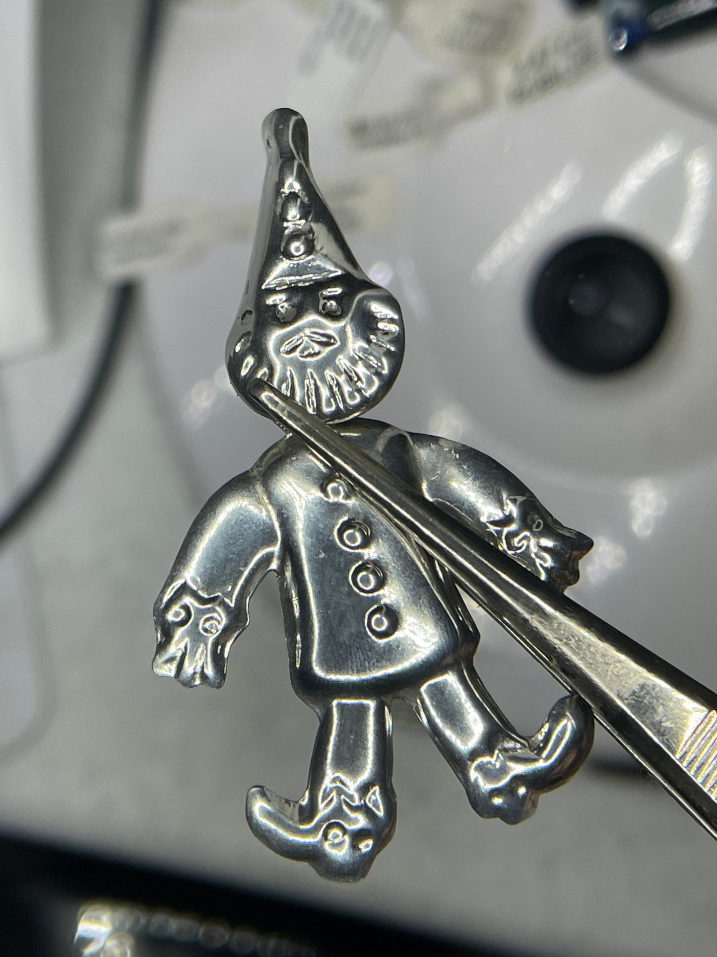 Gnome Sterling Silver Dangle Earrings