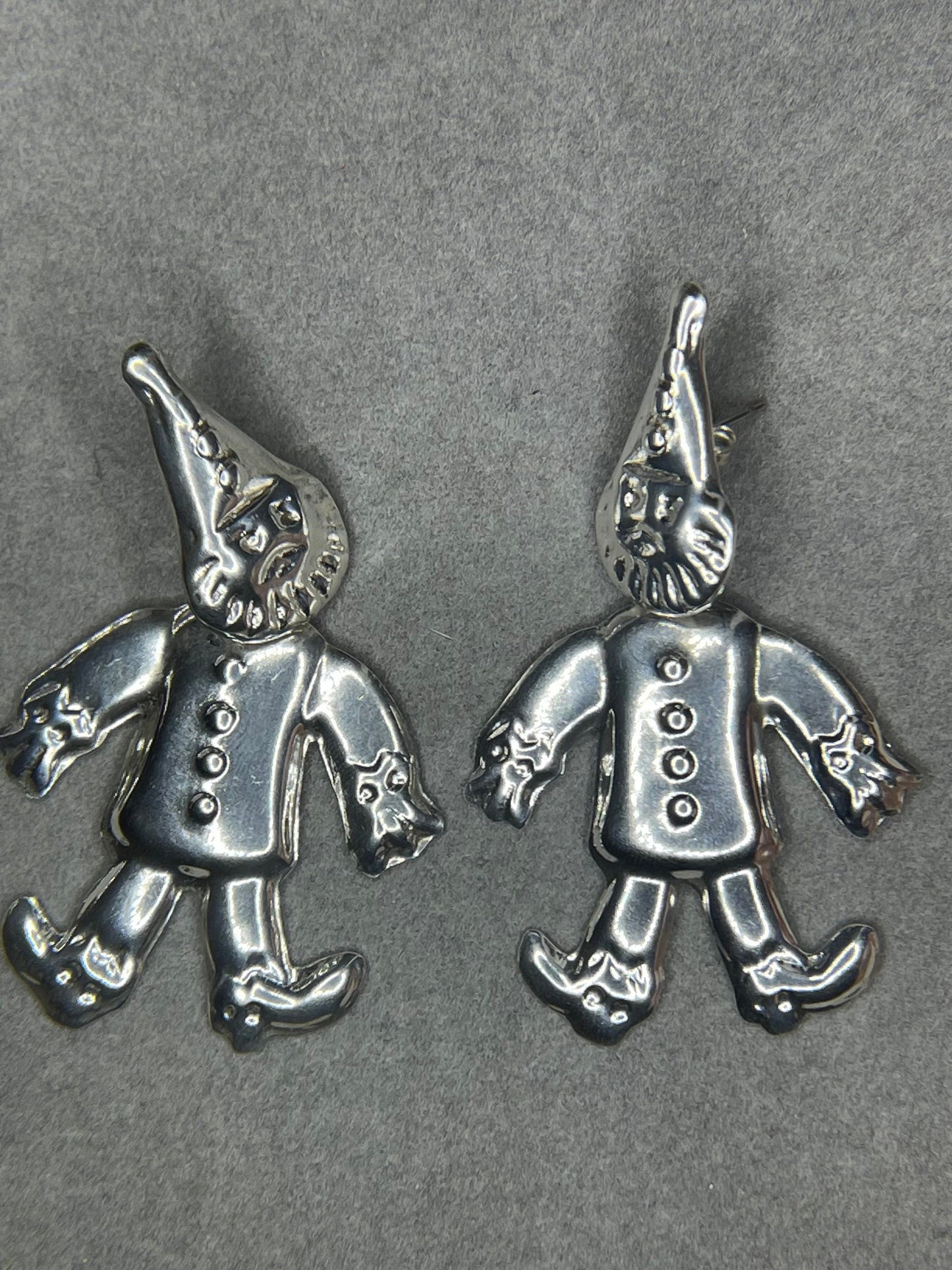 Gnome Sterling Silver Dangle Earrings