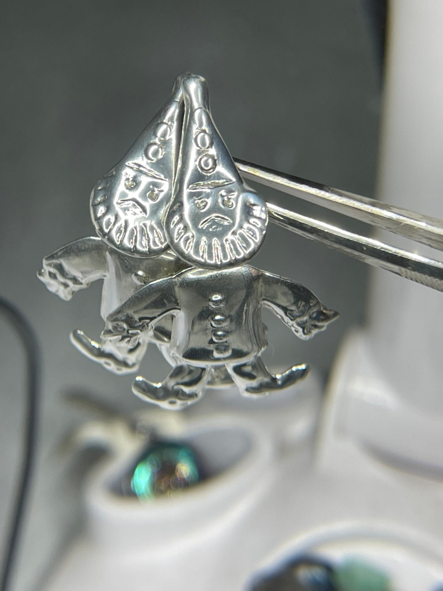 Gnome Sterling Silver Dangle Earrings
