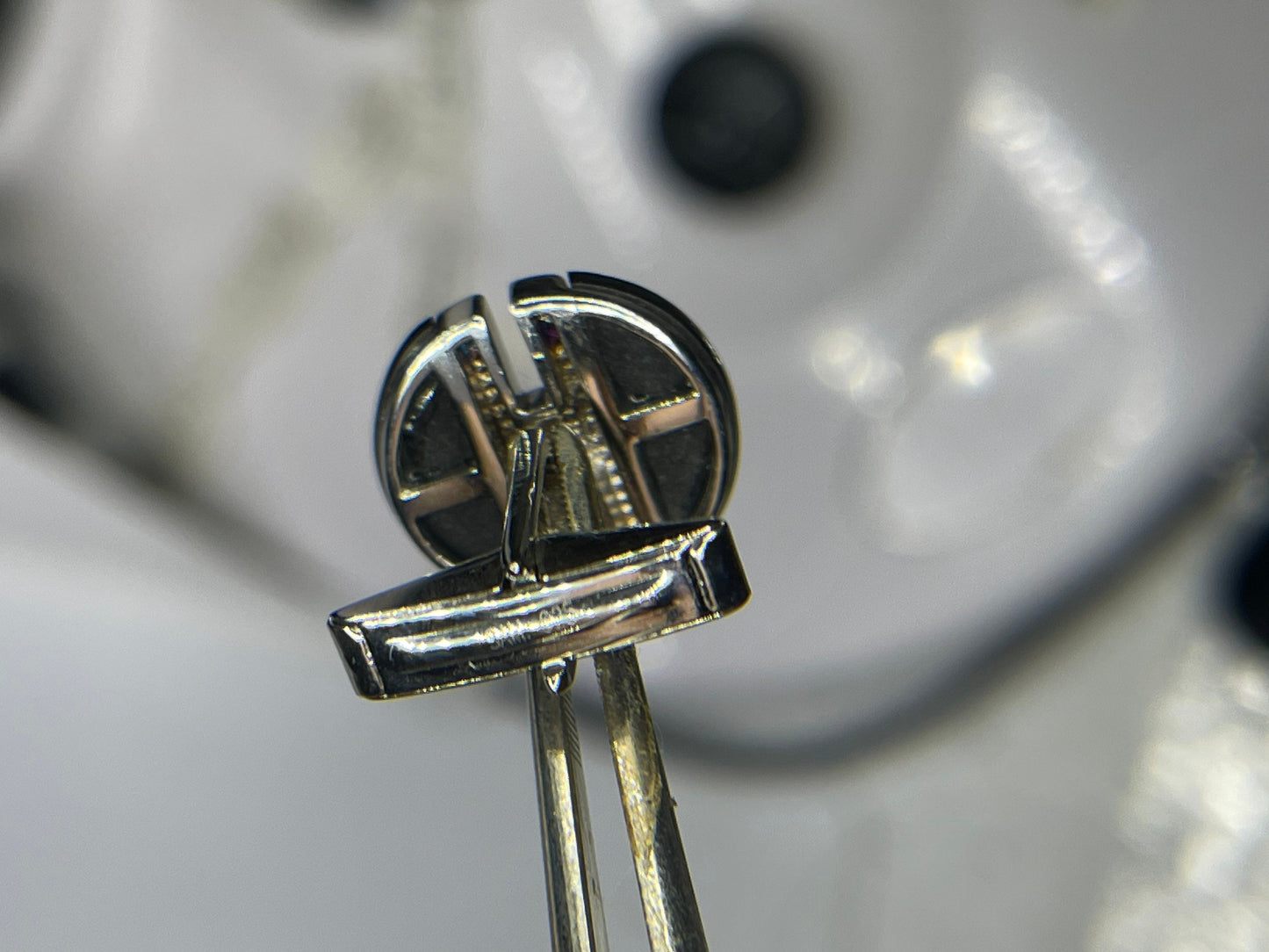 Black Onyx & Sterling Silver Cufflinks