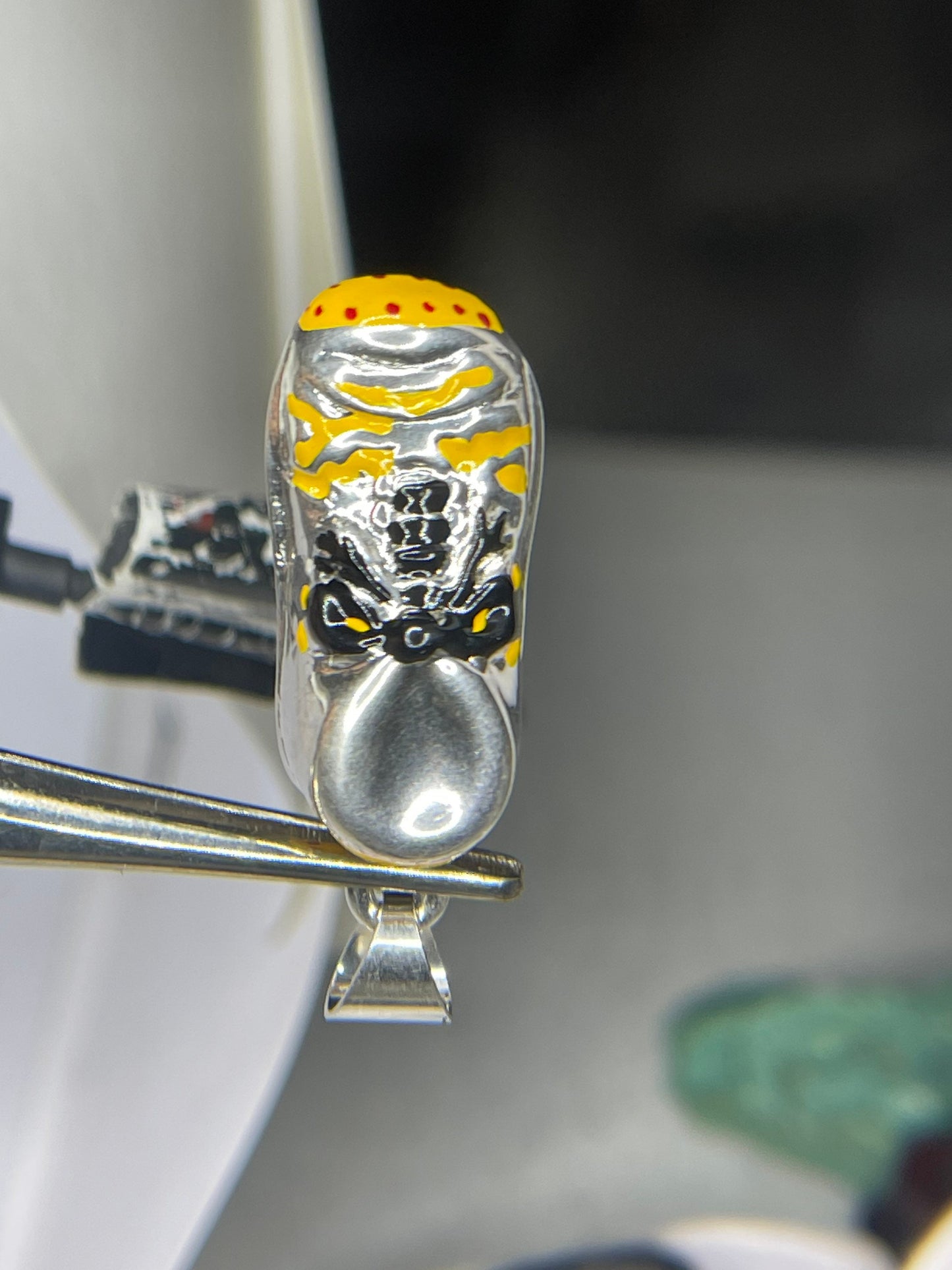Handmade Designer Shoe Sterling Silver Pendant