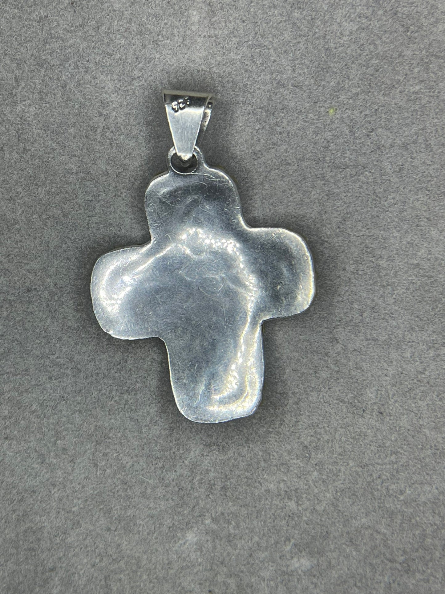 Handmade Sterling Silver Vermeil Cross Pendant