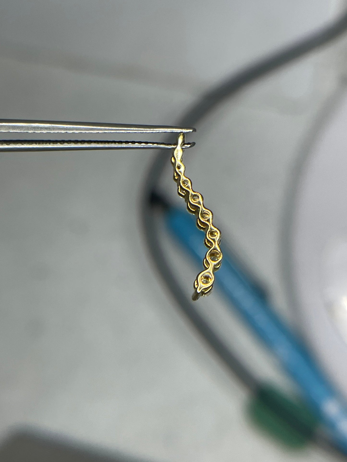 Petite Natural Diamond 14K Yellow Gold Journey Slide Pendant