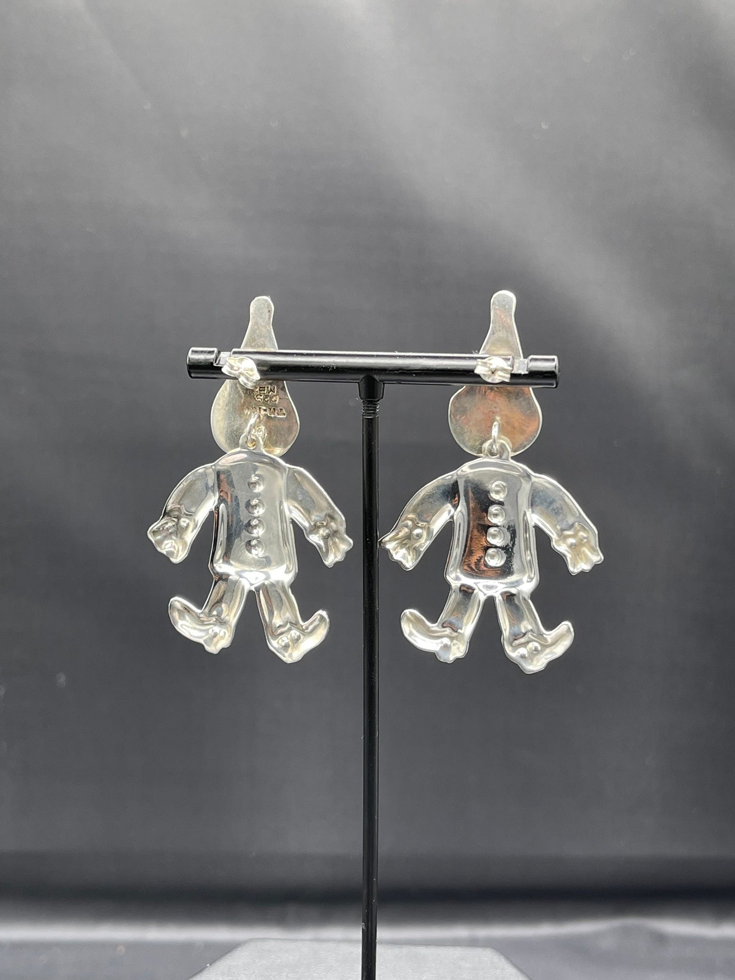 Gnome Sterling Silver Dangle Earrings
