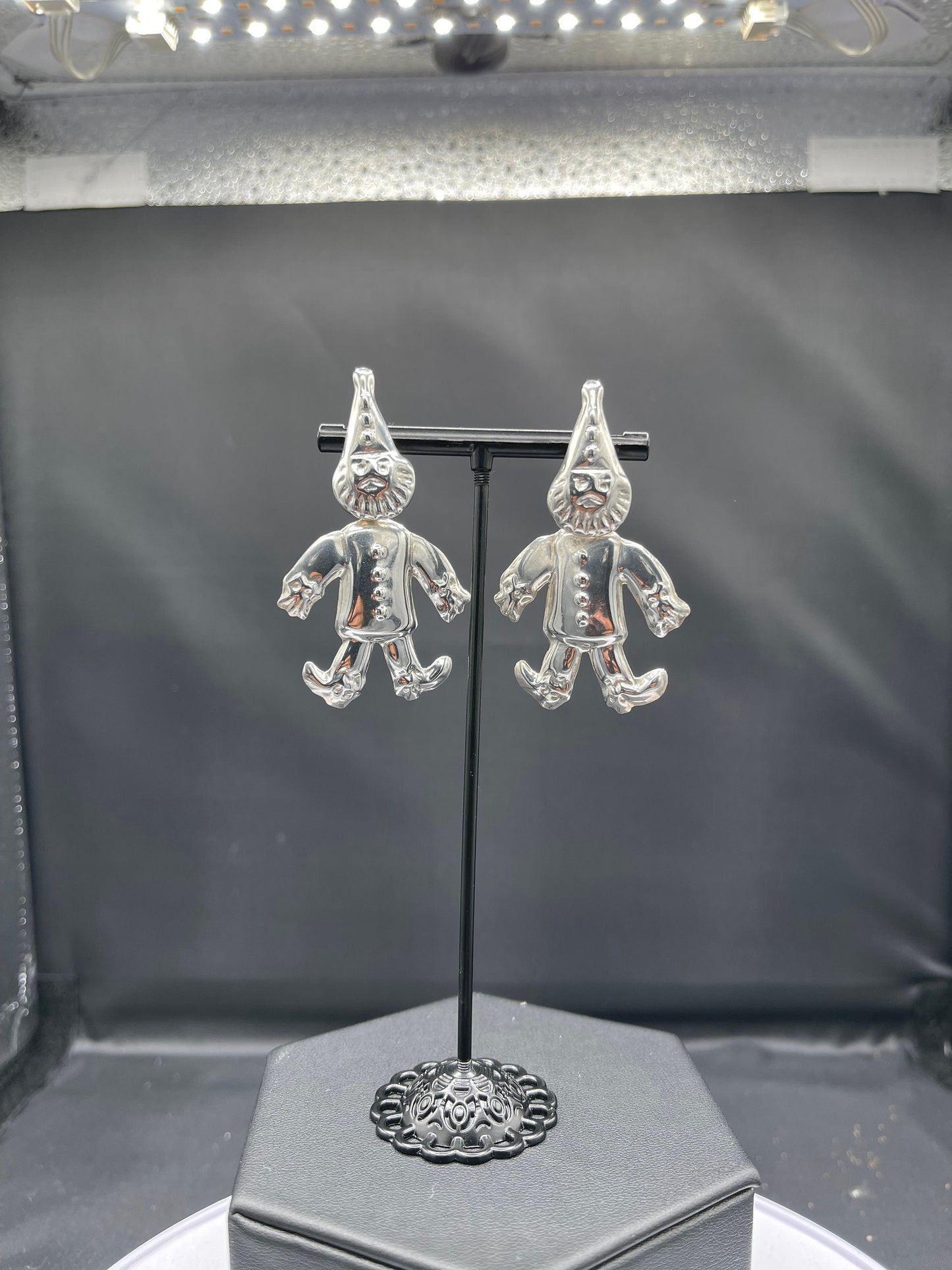 Gnome Sterling Silver Dangle Earrings