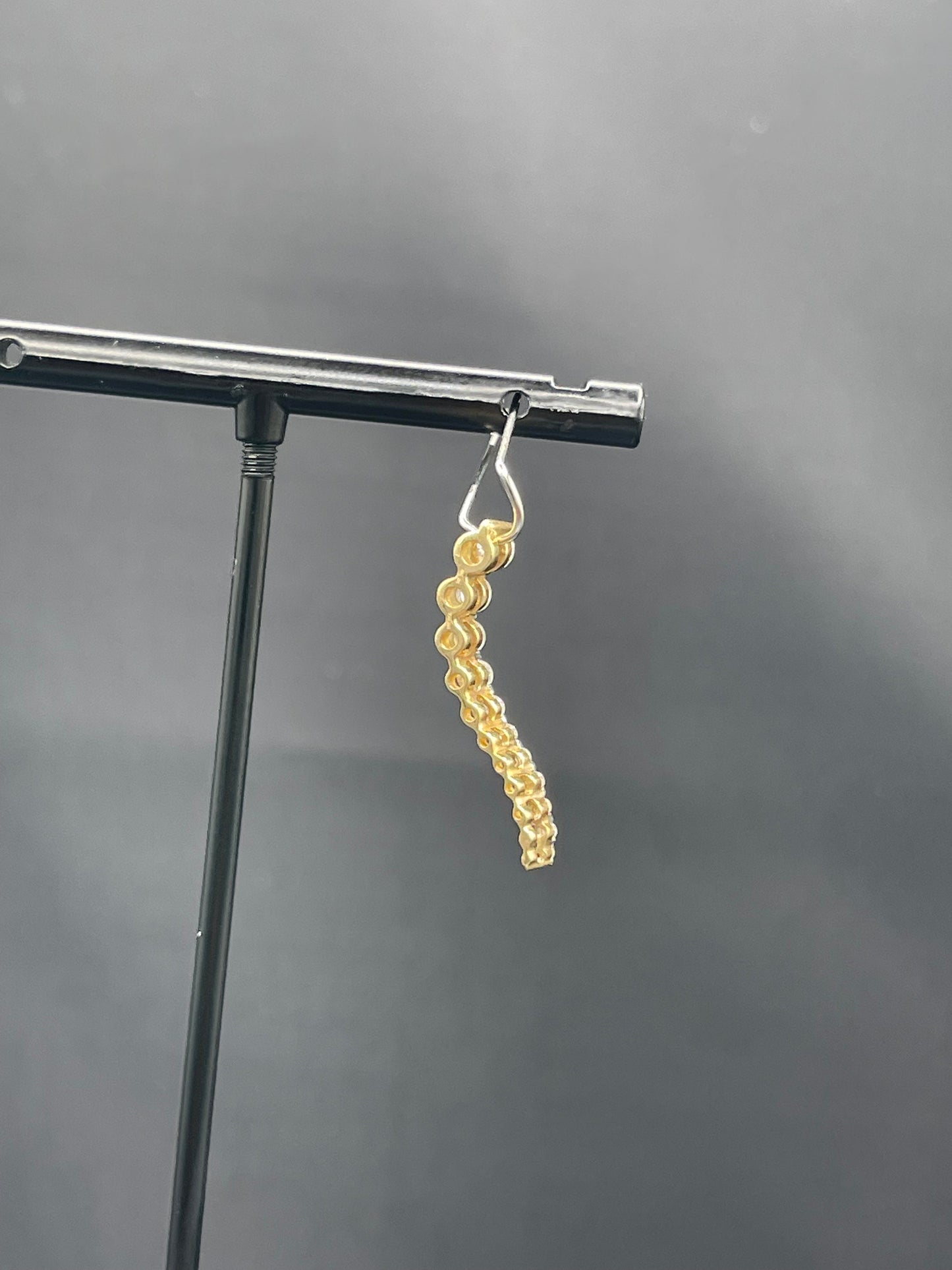 Petite Natural Diamond 14K Yellow Gold Journey Slide Pendant