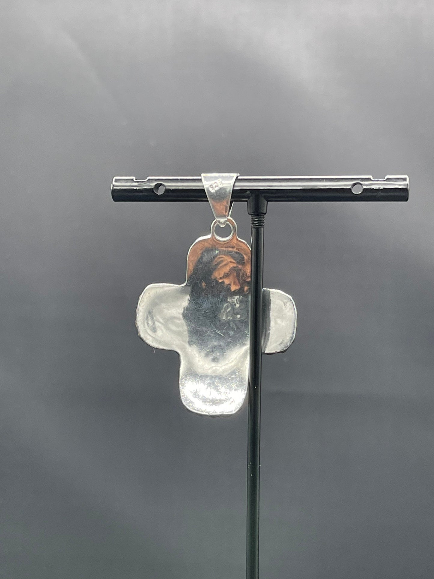 Handmade Sterling Silver Vermeil Cross Pendant